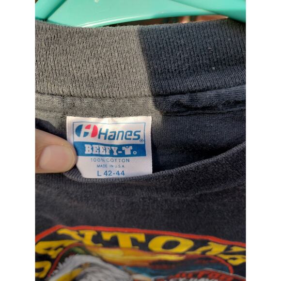 Vintage 1989 Harley Davidson Daytona Bike Week Tshirt Men's L Single Stitch - Picture 4 of 8